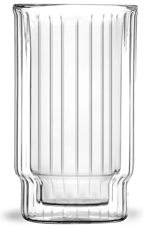 Set 2 pahare cu pereți dubli Vialli Design, 300 ml