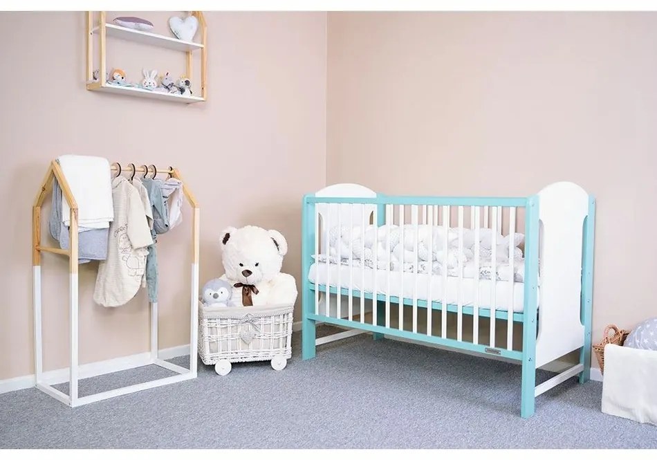 New Baby Crib Elsa, alb-mint