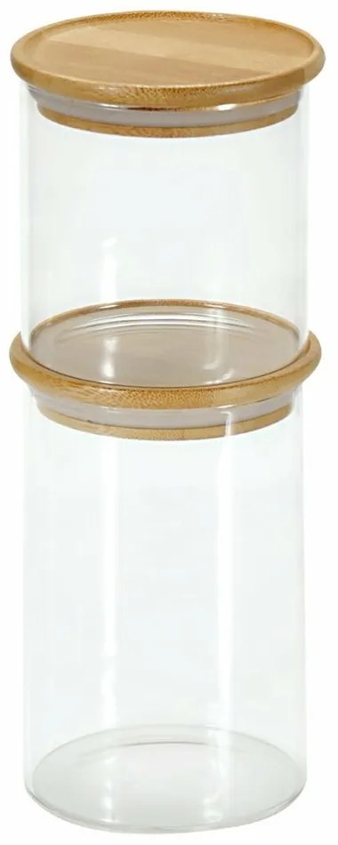 Borcan de sticlă pentru depozitare Kesper 38009,diametru 10 cm , 800 ml