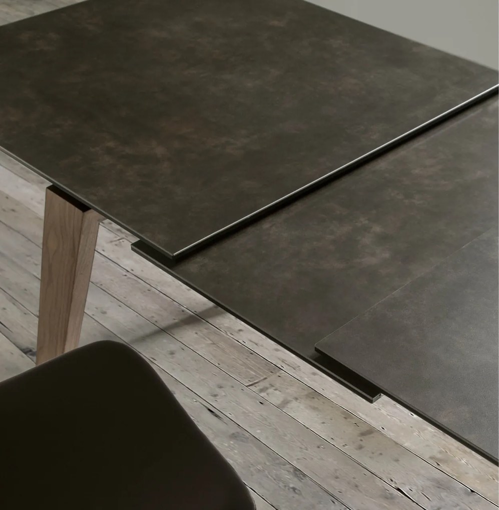 Masa dining extensibila design modern Walnut, 180-230x90cm AC-DT797