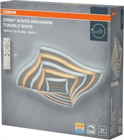 Osram - Plafonieră LED dimabilă ORBIS WAVES LED/30W/230V 2600-6000K +DO