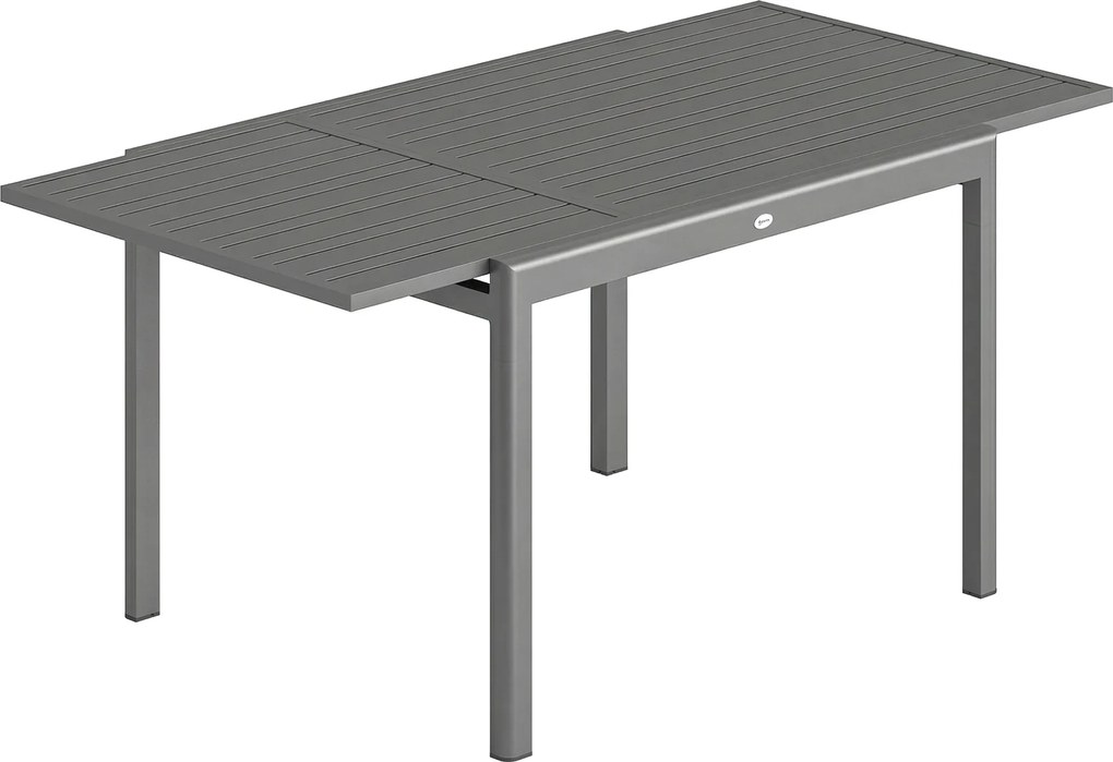 Outsunny masă extensibilă pentru exterior masă de grădină masă de prânz | Aosom Romania