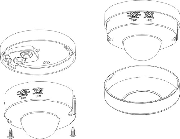 Eglo 97421 - Senzor de mișcare pentru exterior DETECT ME 6, 12 m, alb, IP44