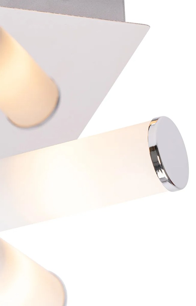 Plafoniera modernă pentru baie crom 4 lumini IP44 - Bath