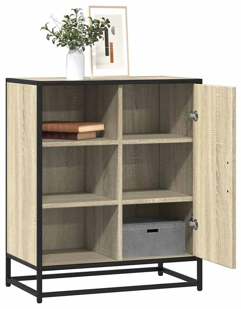 vidaXL Dulap, stejar sonoma, 62x35x76 cm, lemn prelucrat