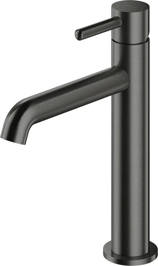 Baterie lavoar monocomanda Omnires Y finisaj grafit periat