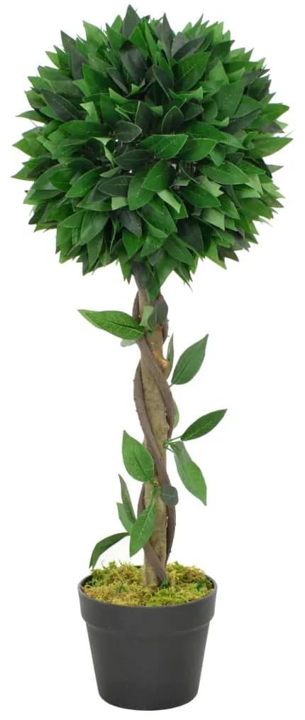 vidaXL Plantă artificială dafin cu ghiveci, verde, 70 cm