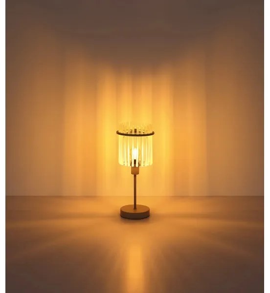 Globo 15698TB - Lampă de masă GORLEY 1xE14/40W/230V