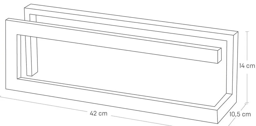 Suport pentru papuci de casă alb din metal Line – YAMAZAKI
