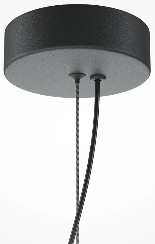Lustra suspendata LED design minimalist Flat, fumuriu