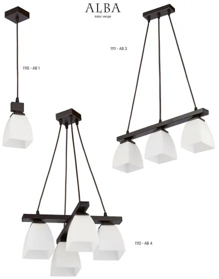 Jupiter 1112 - AB4 -  Lustra ALBA 4xE27/60W/230V