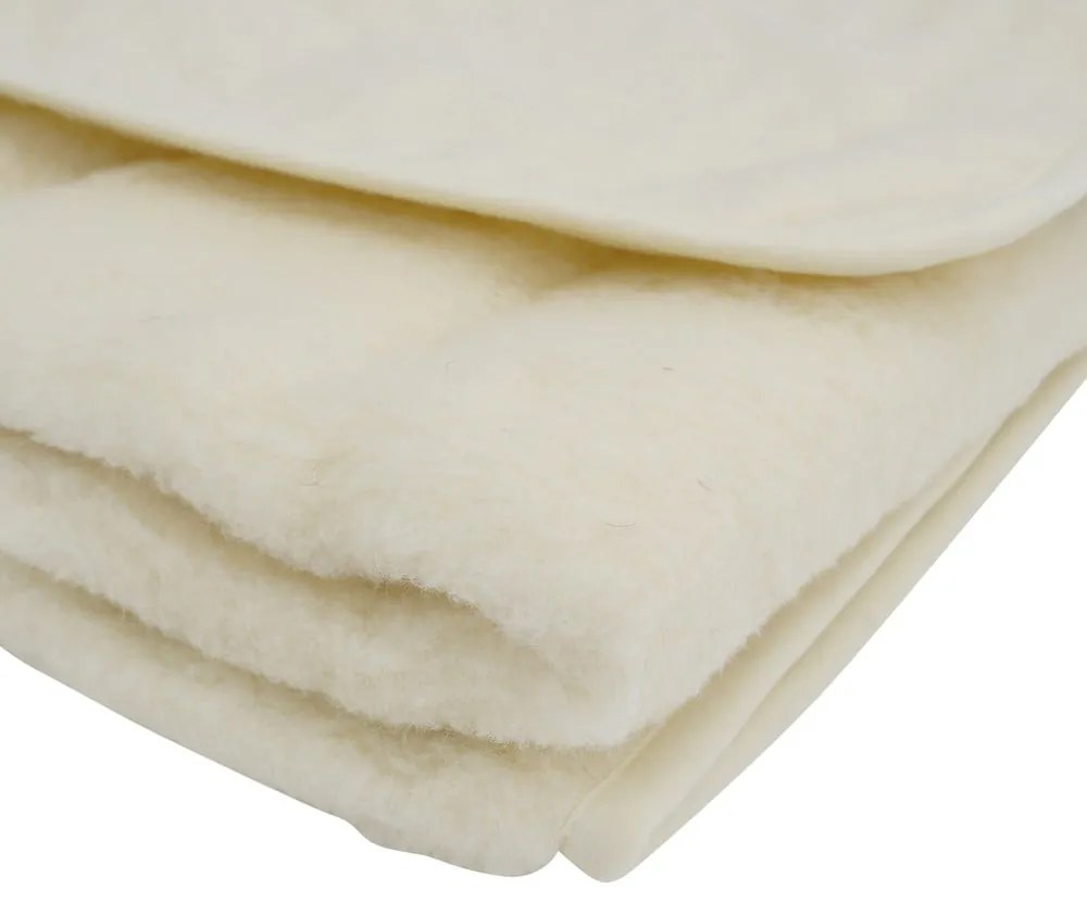 Pătură de lână merino Native Natural, 140 x 200 cm, bej