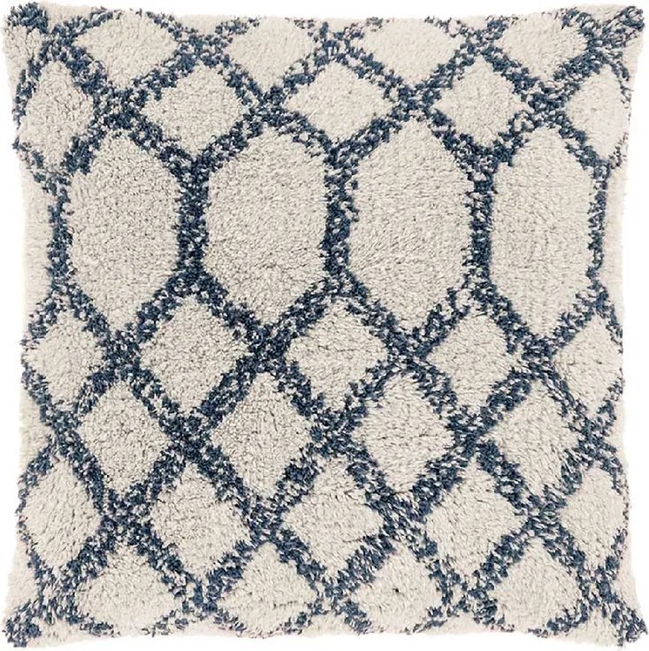 Perna decorativa MELANIE 45x45 cm, albastra