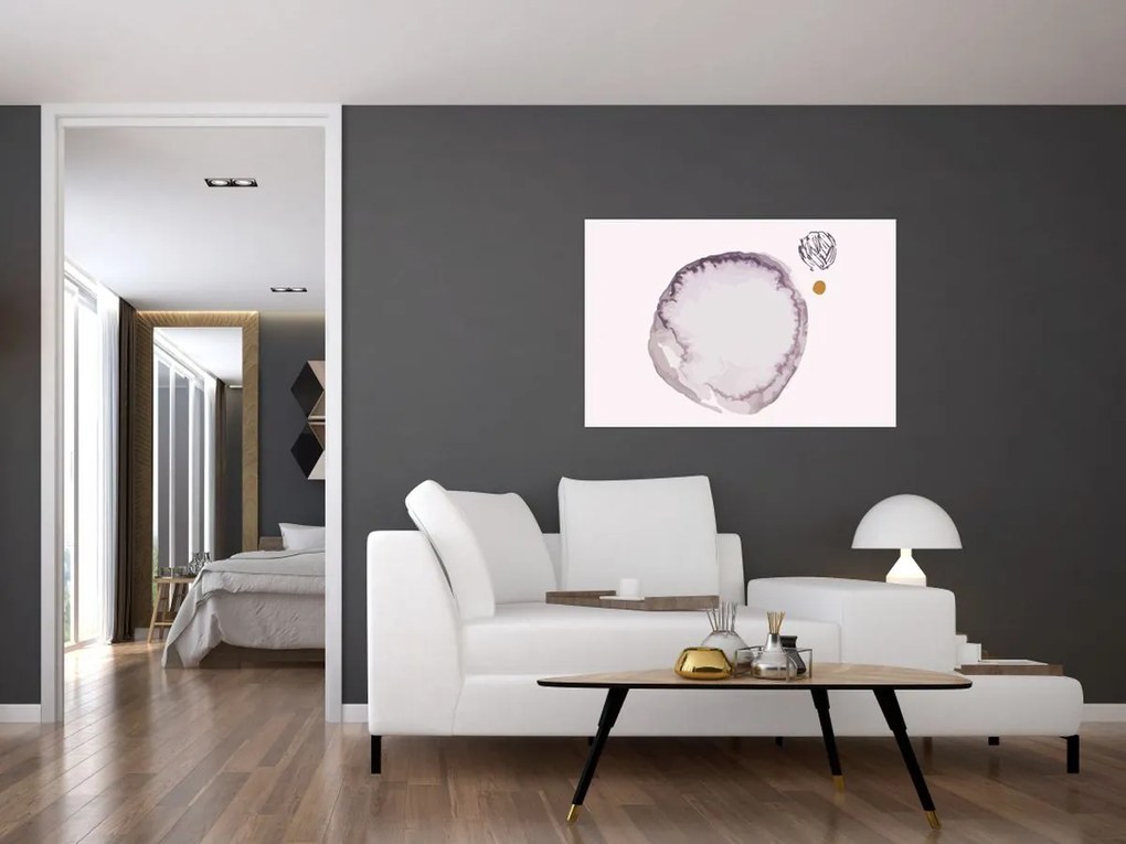 Tablou - Minimalism violet N⁰4 (90x60 cm)