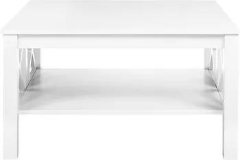 Masă de cafea Lotta din MDF, alb, 80 x 45 cm