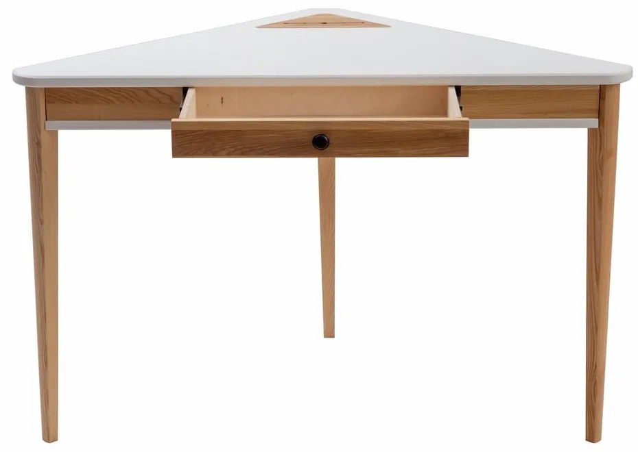 Birou pe colț Ragaba Ashme, alb