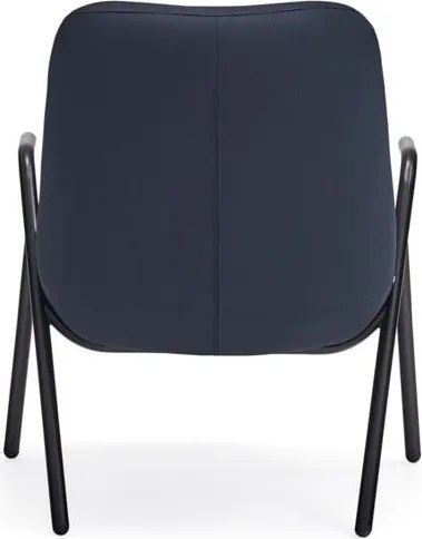 Fotoliu Teulat Dins, înălțime 90 cm, albastru închis