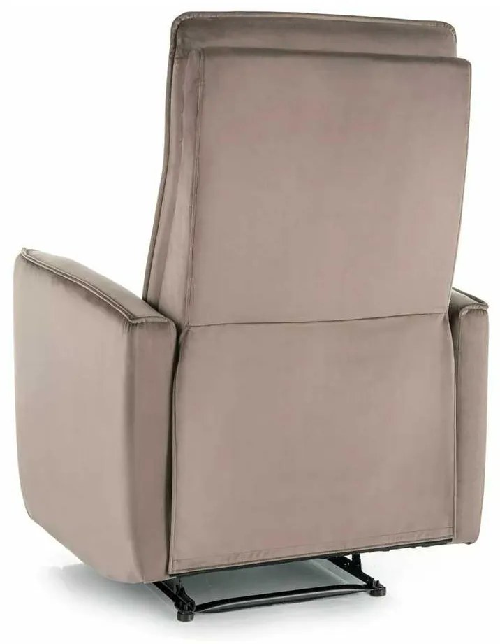 Scaun reclinabil Maxime Velvet, maro