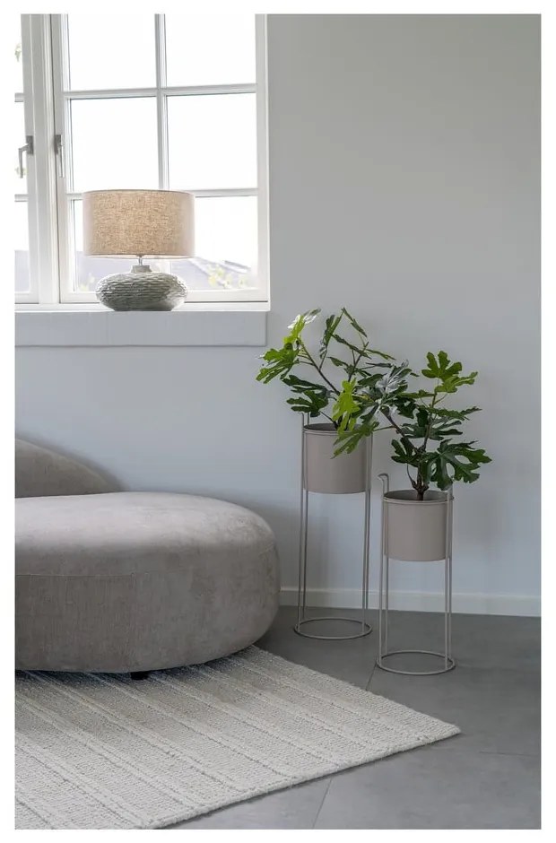 Ghivece decorative 2 buc. din metal ø 21,5 cm Rabo – House Nordic