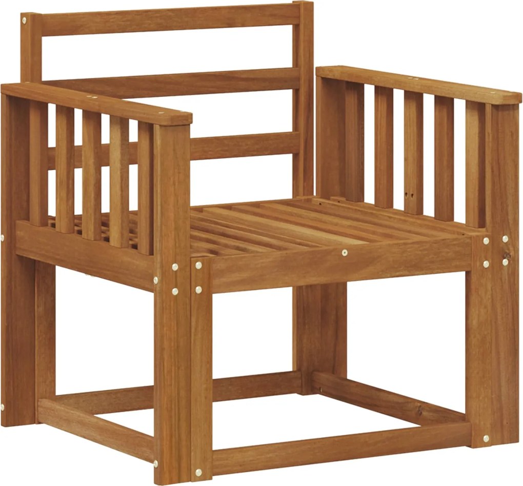 vidaXL Canapea de exterior Lemn Solid de Acacia natural