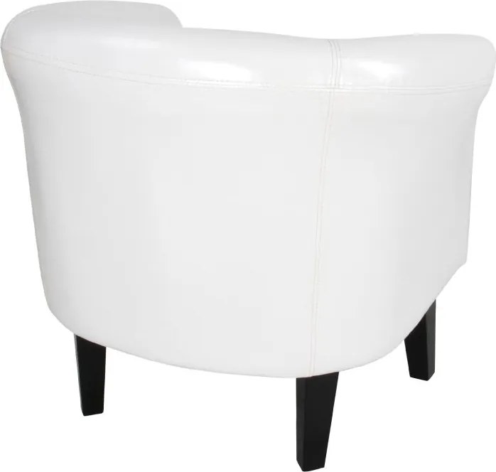 MIADOMODO Set fotoliu Chesterfield, 58 x 71 x 70 cm, alb