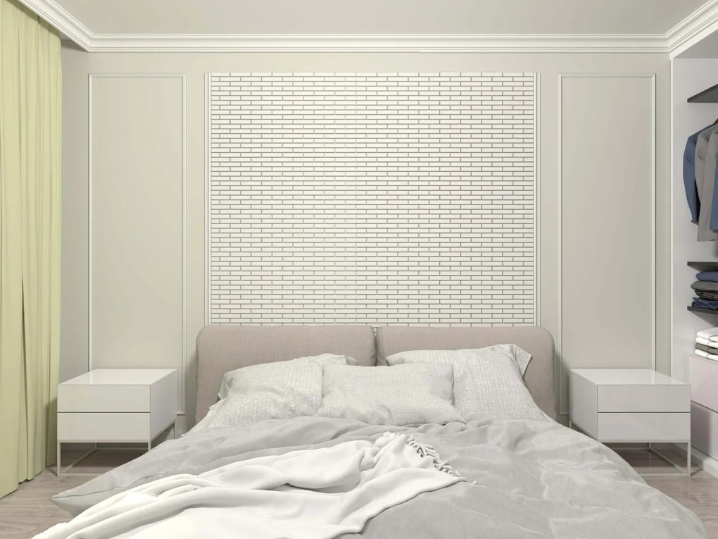 Panou 3D de interior poliuretan CARAMIDA dimensiuni 500x15x1100mm