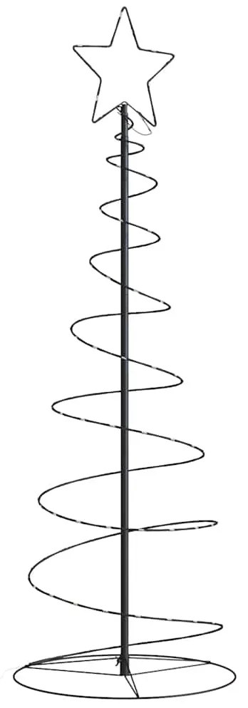 vidaXL Pom de Crăciun LED 100 LED-uri Alb Cald 150 cm