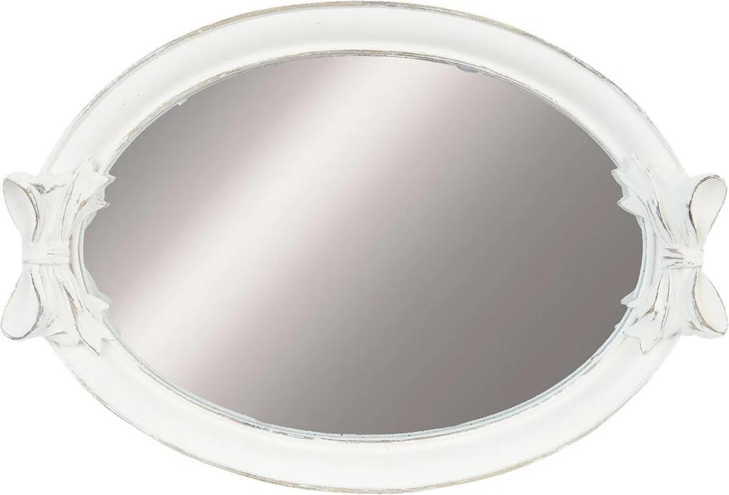 Oglinda Sofia alba polirasina  35*5*24 cm