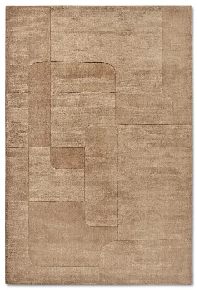 Covor bej țesut manual din lână 120x170 cm Charlotte – Villeroy&amp;Boch