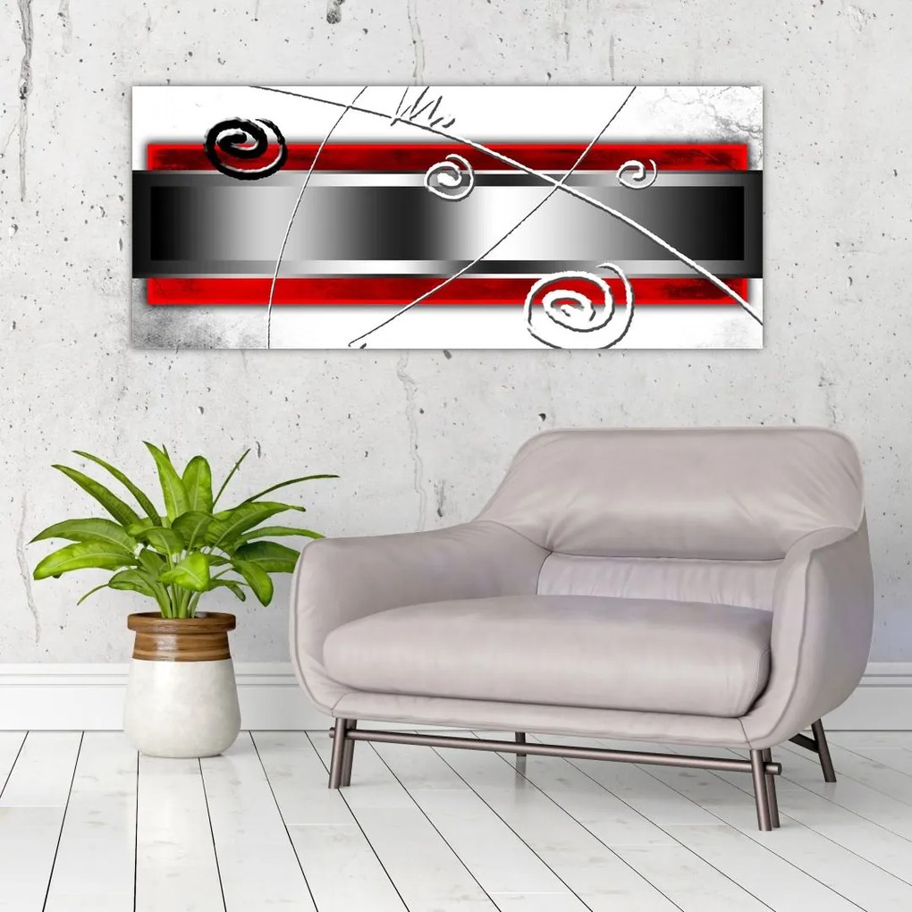 Tablou abstract (120x50 cm)