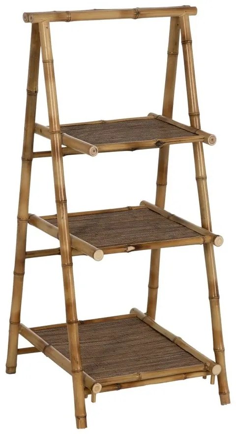 Etajeră în culoare naturală din bambus 48x100x45 cm Manali – Ixia