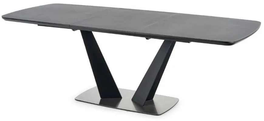 Masa de bucaterie Fangor, gri/negru