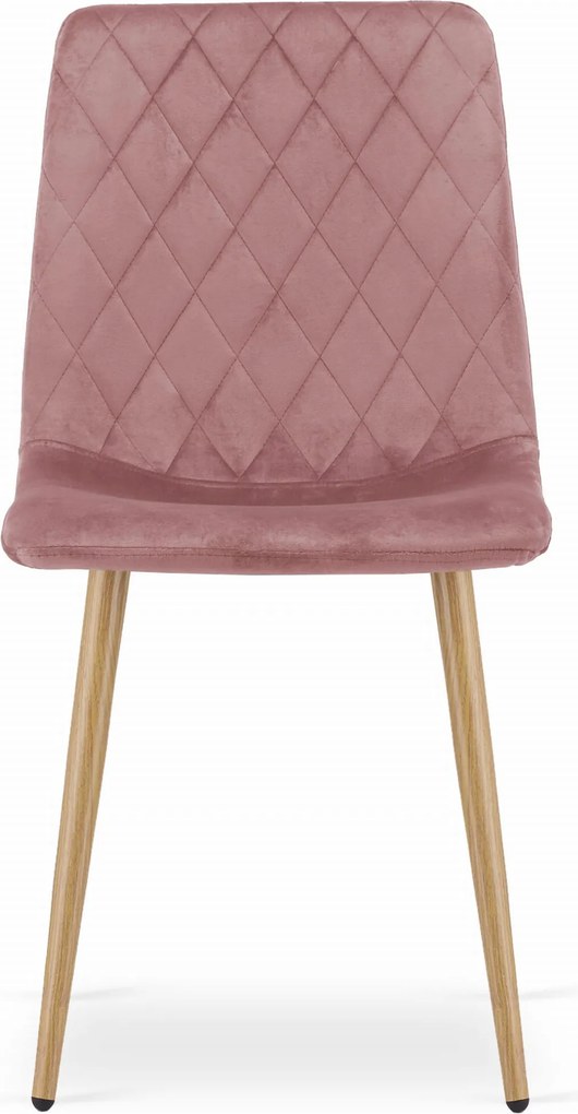 Scaun de catifea roz TURIN