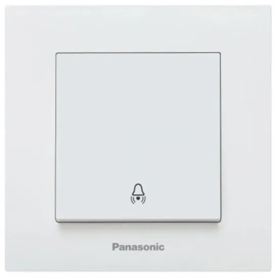 Intrerupator cu revenire "Sonerie" Karre Plus Panasonic, ST, alb