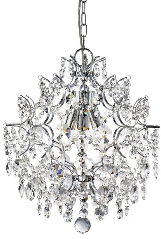 Candelabru cristal K9 design elegant 38cm Harrietta 7673-3CC SRT