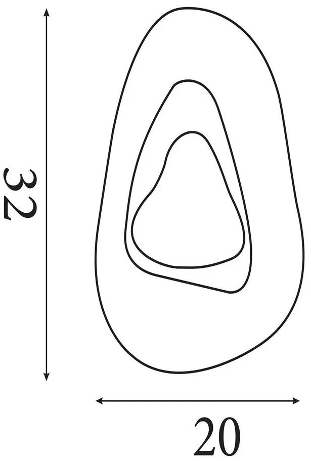 Aplica LED de perete design modern Destiny