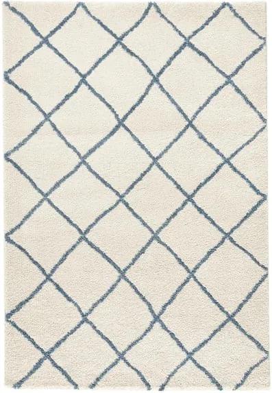 Covor Mint Rugs Grid, 80 x 150 cm, alb