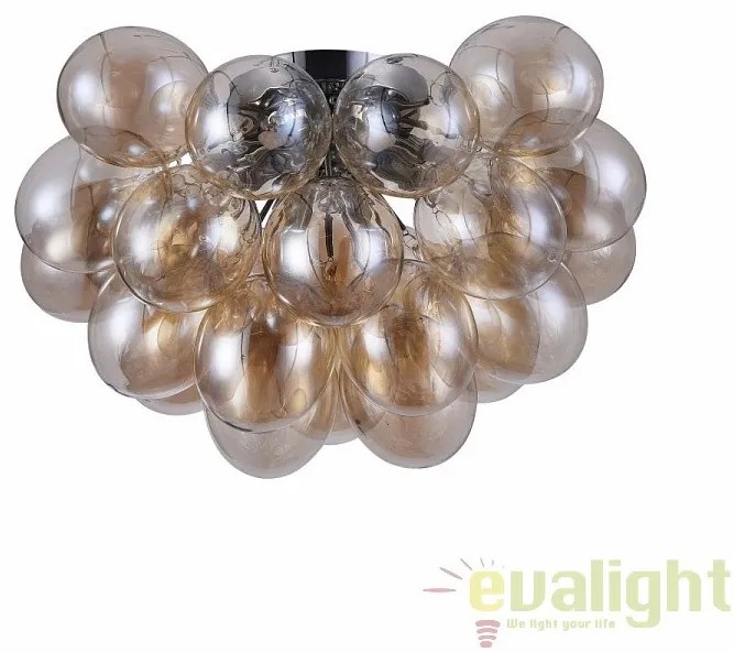 Plafoniera design modern Balbo chihlimbar MOD112CL-08G