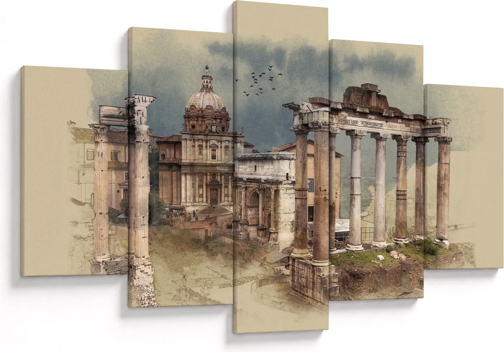 Tablou - Forumul Roman, Roma, Italia (150x105 cm)