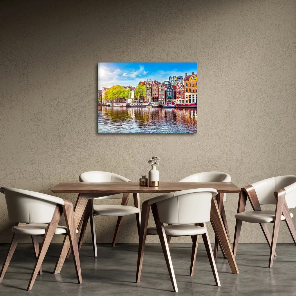 Tablou - Case dansatoare, Amsterdam (70x50 cm)