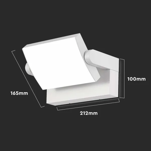 Aplică LED de exterior LED/17W/230V 3000K IP65 albă