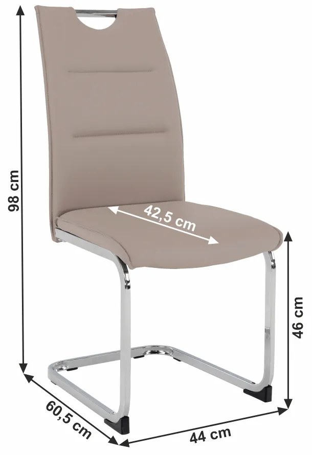 Scaun de sufragerie Tossa (bej). 1016411