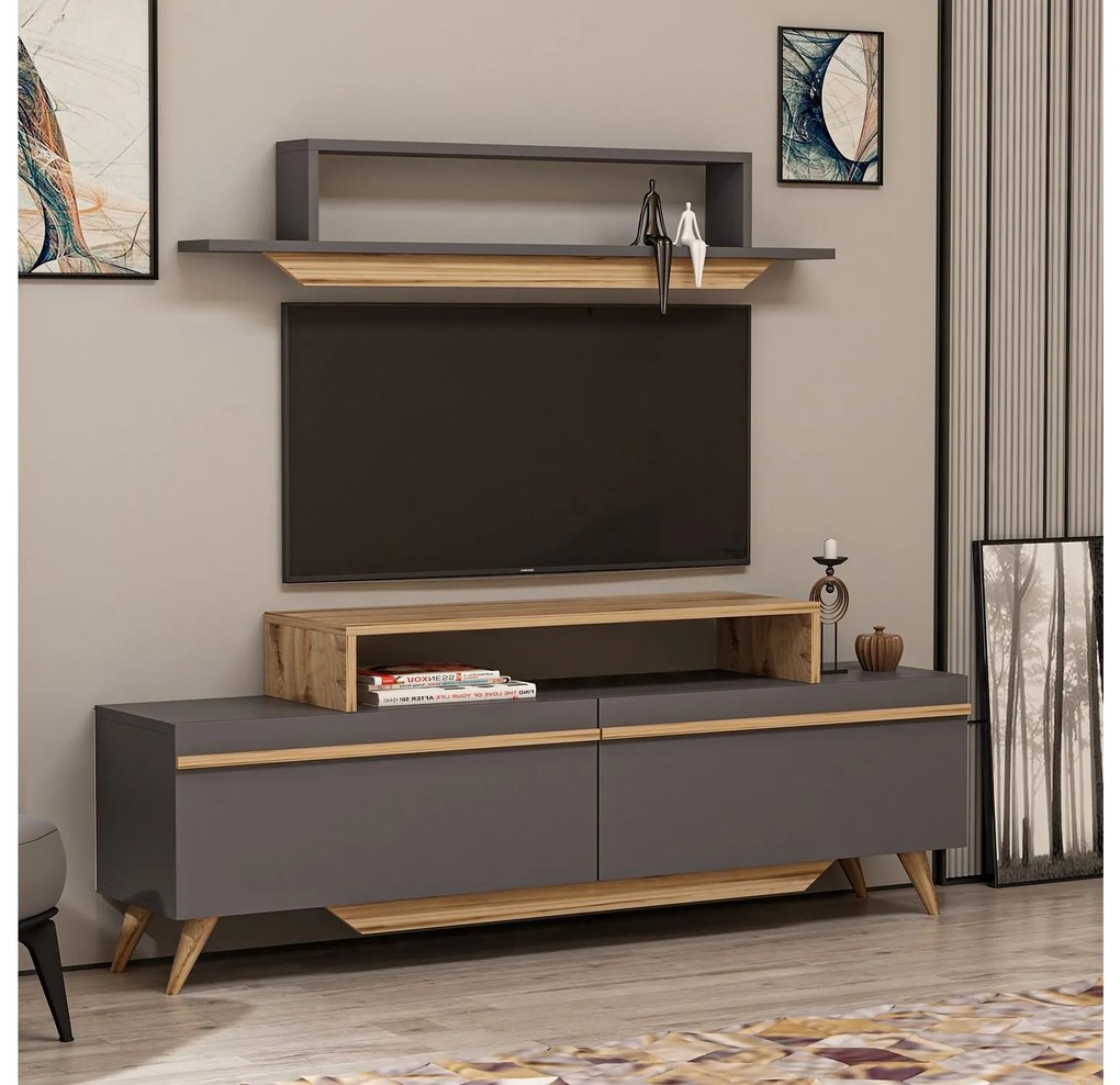 Mobilier living Tebeka 2 (Nuc + antracit) . 1095626