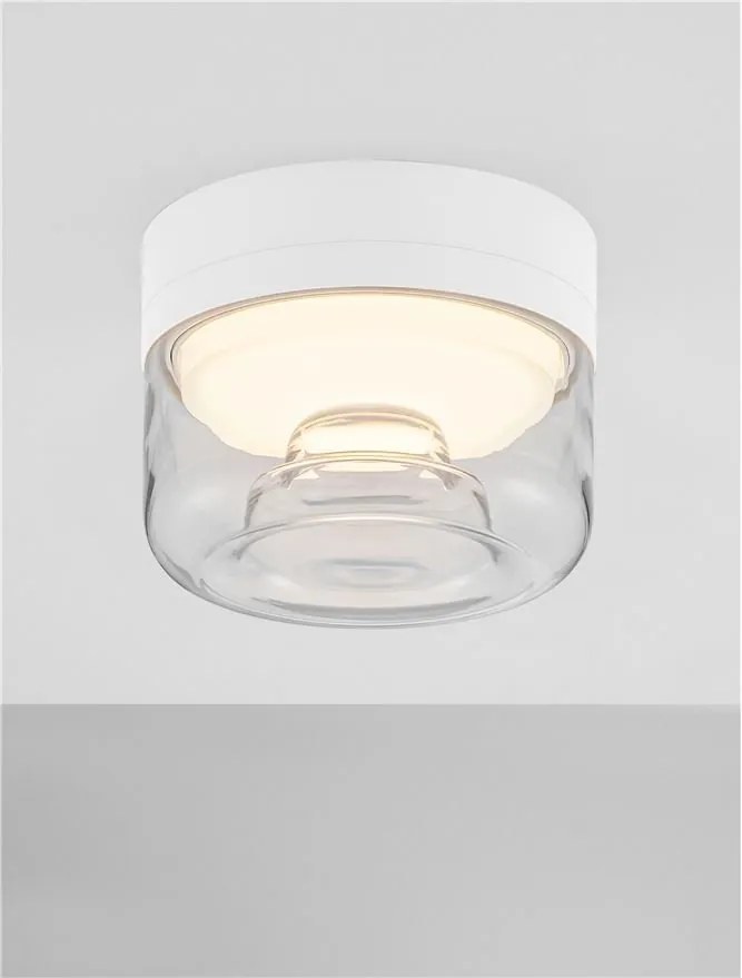 Plafoniera LED stil minimalist Doris alb