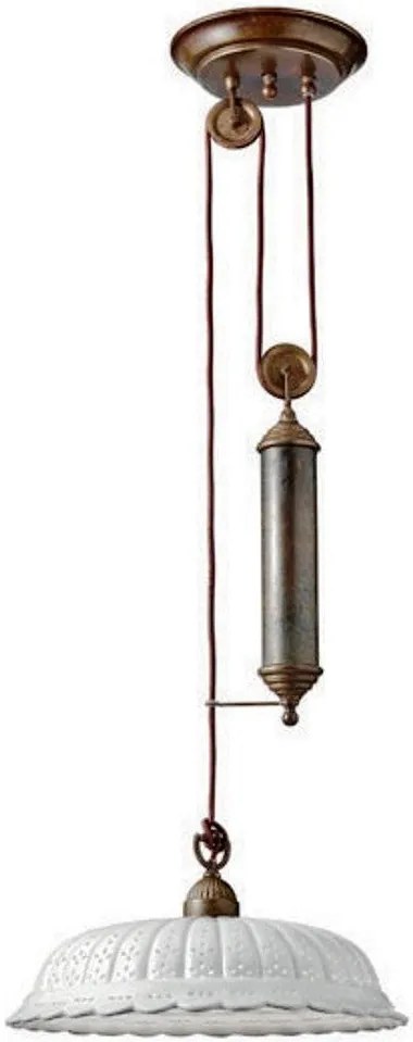 Lustra, Pendul rustic fabricat manual diametru 43cm Anita 061.12.OC