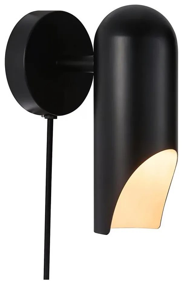 Nordlux - Aplică de perete ROCHELLE 1xGU10/8W/230V neagră