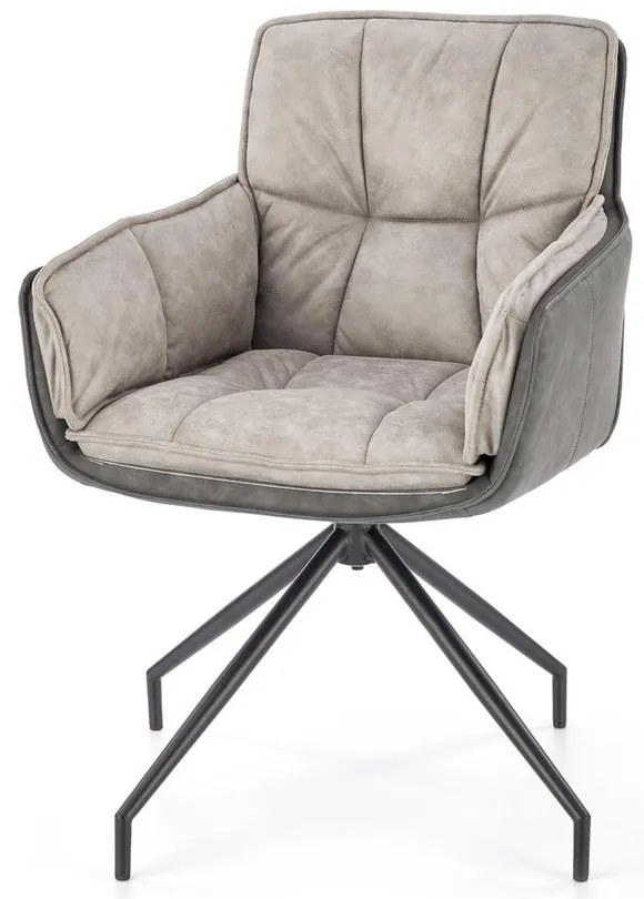 Scaun de bucaterie Ormond, gri