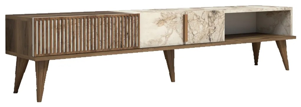Masă TV Milan White Marble