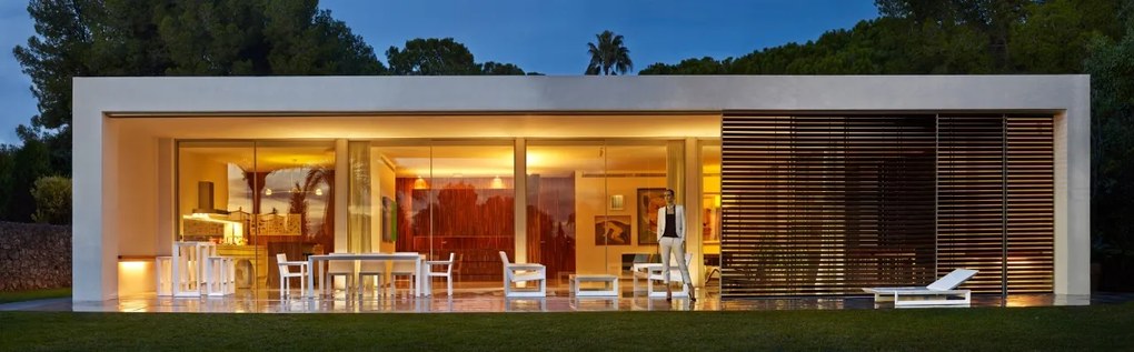 Sezlong exterior modern design premium FRAME SUN CHAISE 54097 Vondom