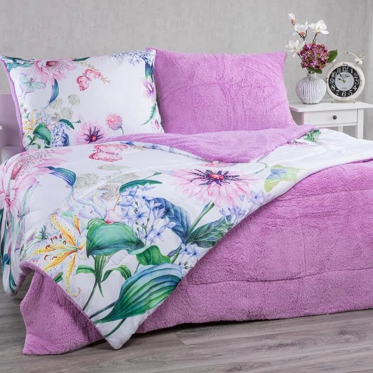 decoDoma Set matlasat cu blăniţă Dual Feel HELEN 3 buc